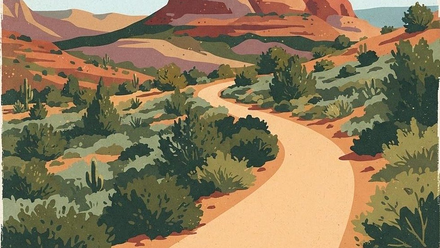 Illustration of Bell Rock Pathway