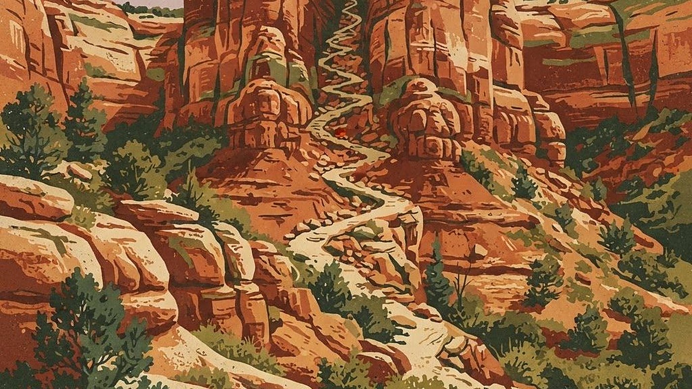 Illustration of Cathedral Rock