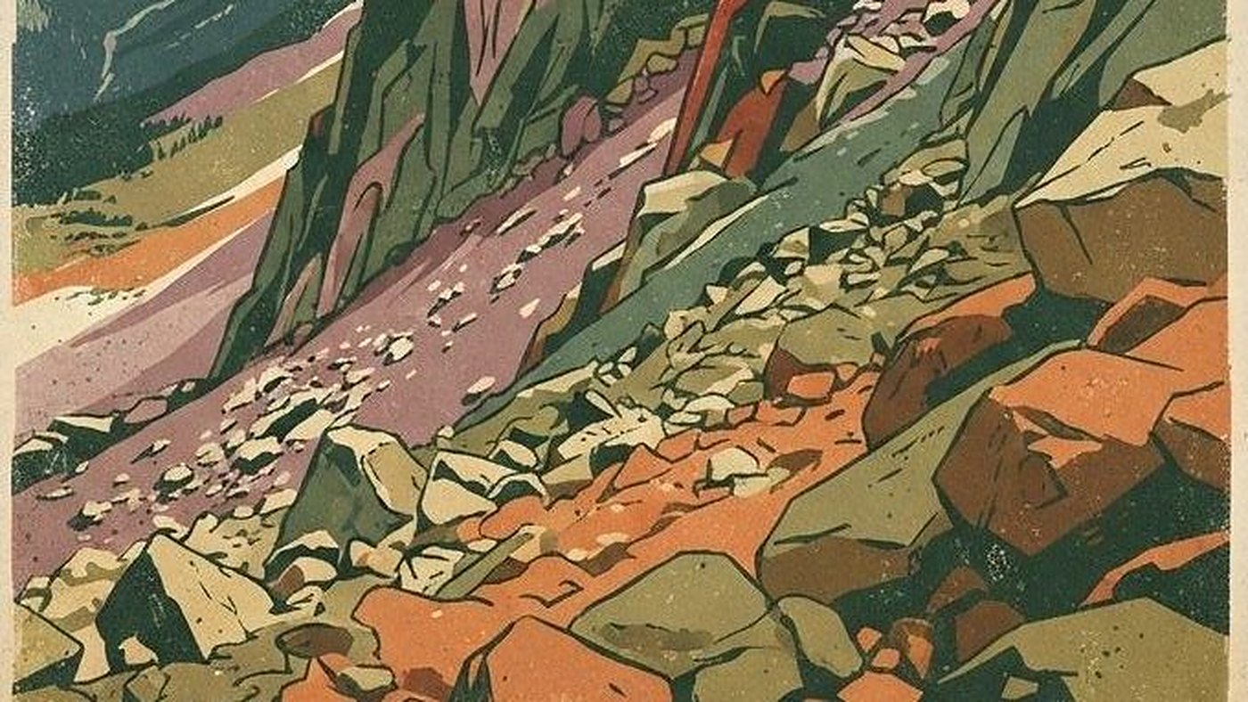 Illustration of Flatiron via Siphon Draw