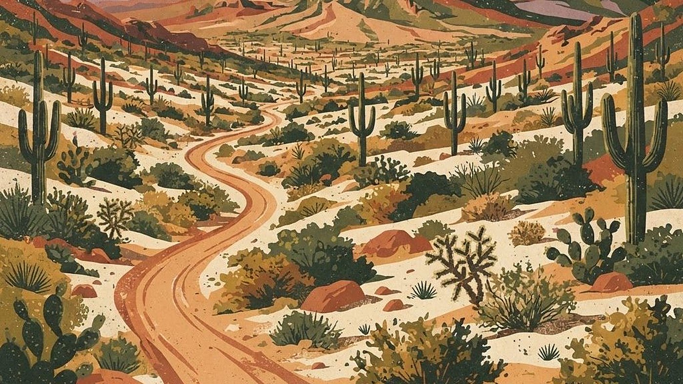 Illustration of McDowell Sonoran Preserve