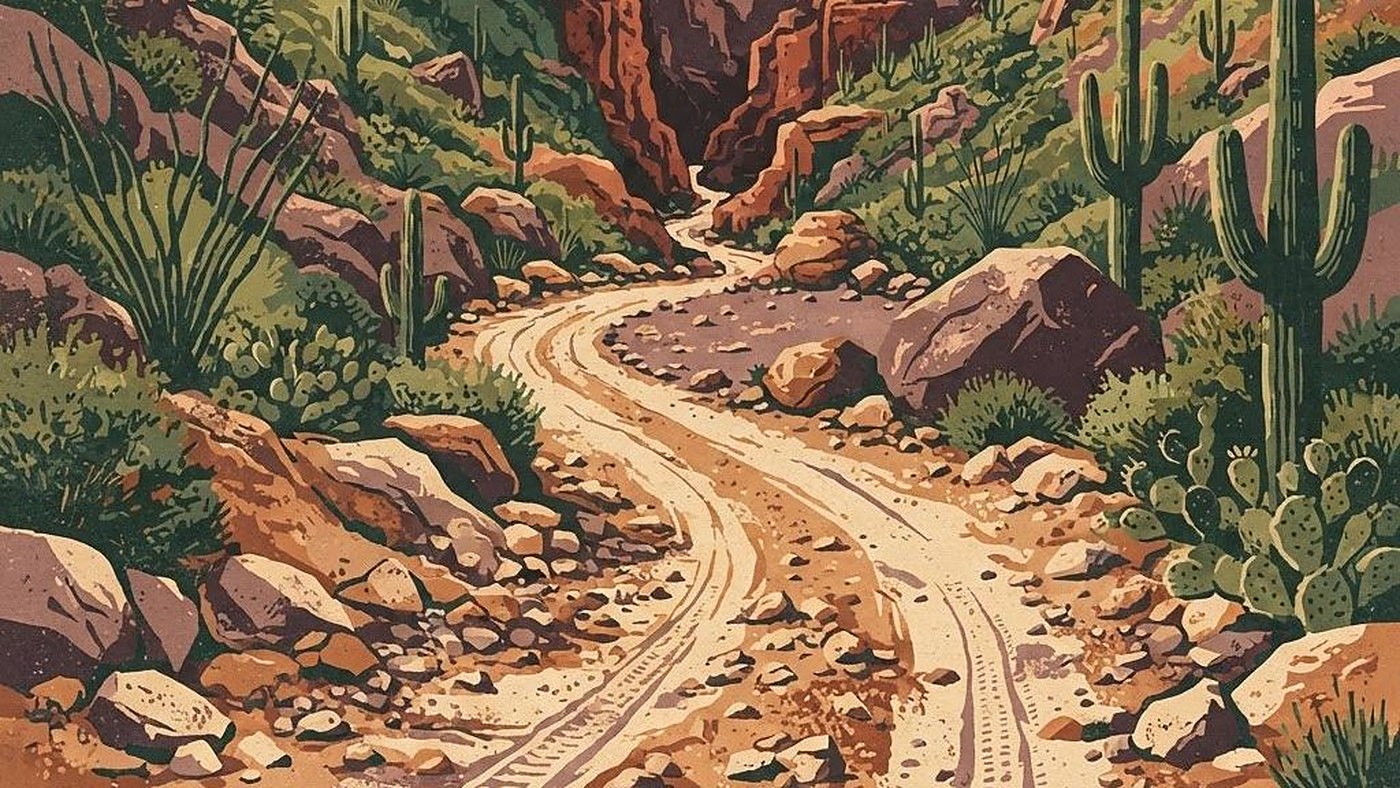 Illustration of Peralta Trailhead