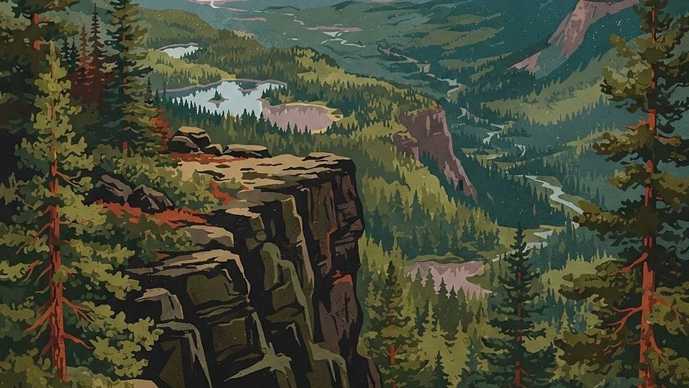Illustration of Rim Lakes Recreation Area