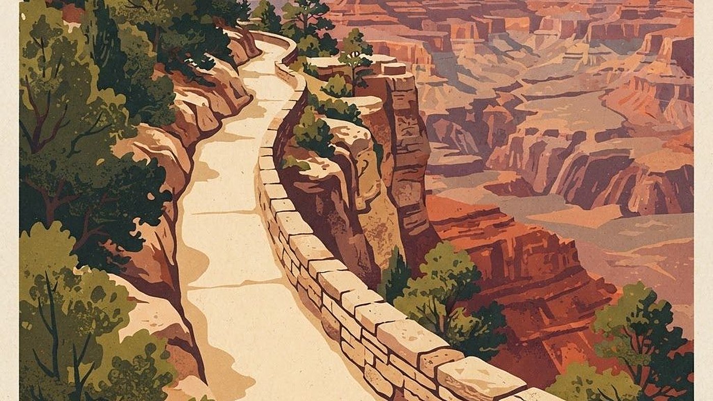 Illustration of Rim Trail