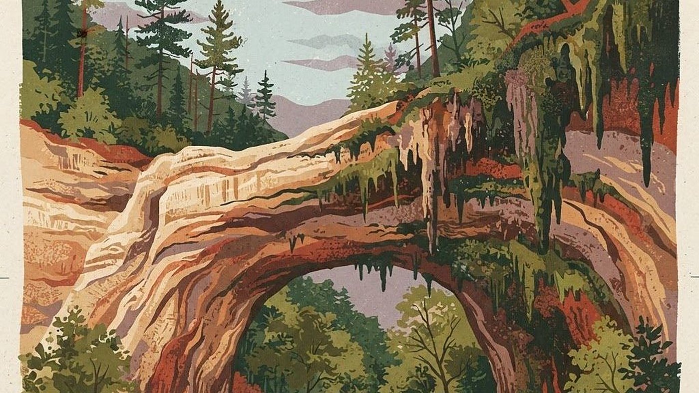Illustration of Tonto Natural Bridge State Park