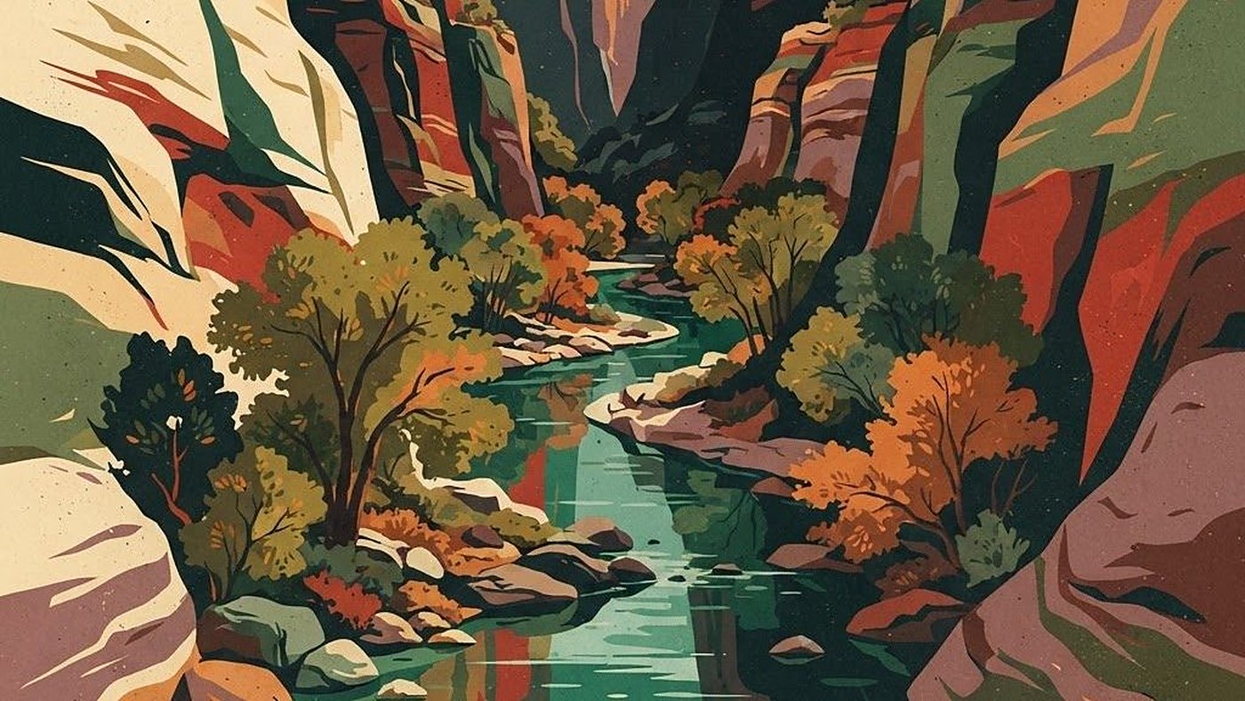 Illustration of West Clear Creek Trail