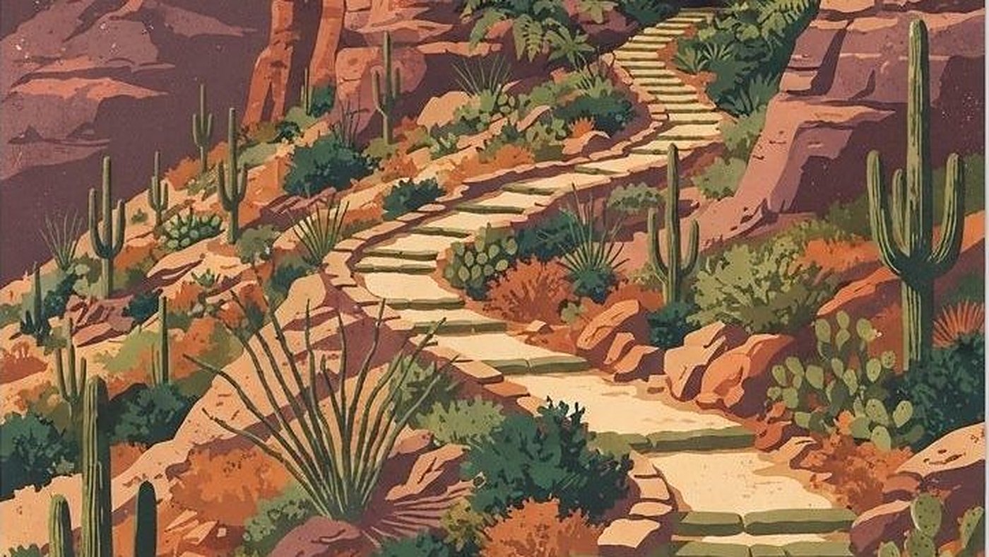 Illustration of Wind Cave Trail